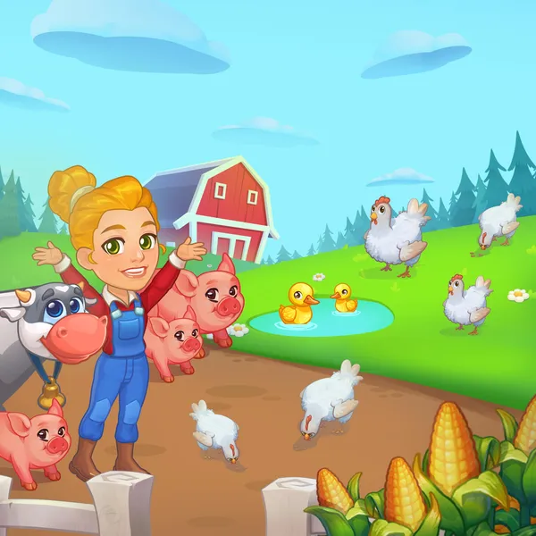 game nông trại - Farmville