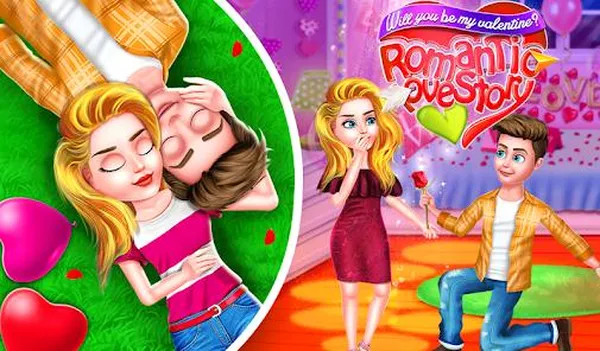 game valentine - Romantic Love Story Games